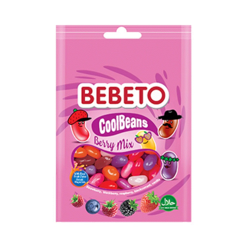 Bebeto Jelly Beans Berry Mix 60g | Bebeton In Lebanon