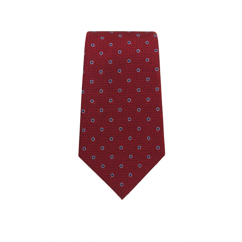 Club Room Men’s Burgundy Classic Dot Tie ABL318