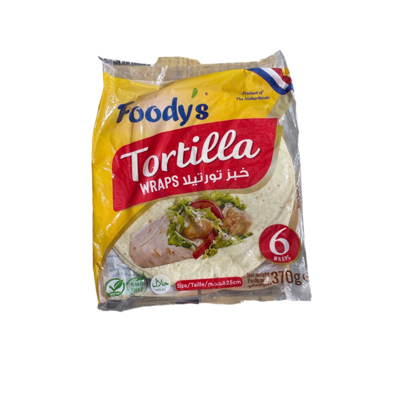 Foody’s Tortilla Wraps 370Gr | Foody’s  In Lebanon