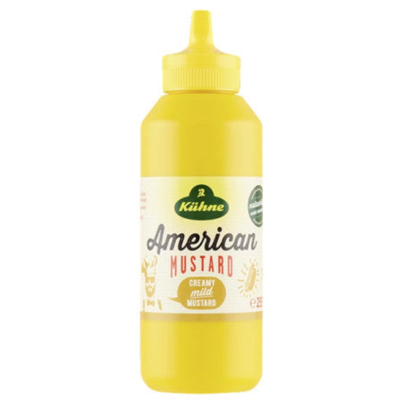 Kuhne American Mustard Squeeze Mild 255g | Kuhne In Lebanon