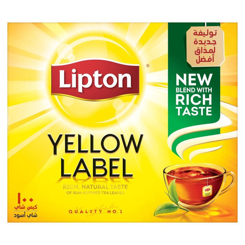 Lipton Yellow Label Black Tea 100 Tea Bags | Lipton In Lebanon