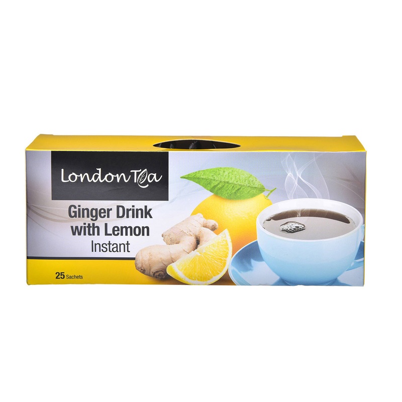 London Tea Ginger & Lemon  25-Bags | London Tea In Lebanon