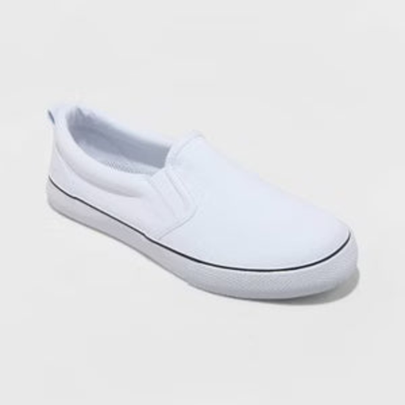 A New Day Women’s White Millie Twin Gore Slip-On Sneaker | A New Day In Lebanon