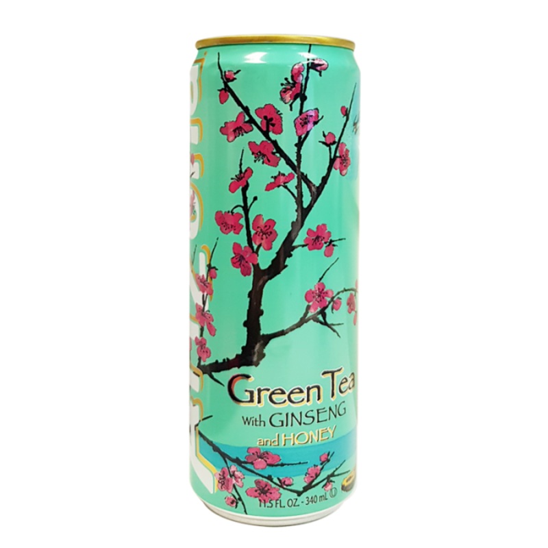 Arizona Green Tea With Ginseng & Honey 340ml| Arizona In Lebanon
