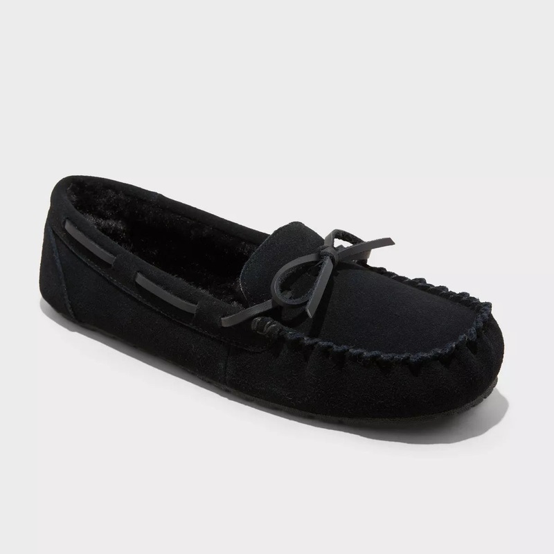 Auden Women’s Black Bria Moccasin Slippers | Auden In Lebanon