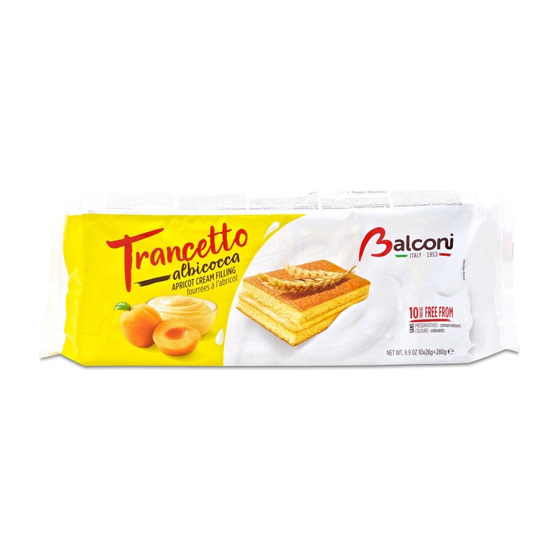 Balconi Trancetto Albicocca Apricot Cream Filling Cakes 280g| Balconi In Lebanon