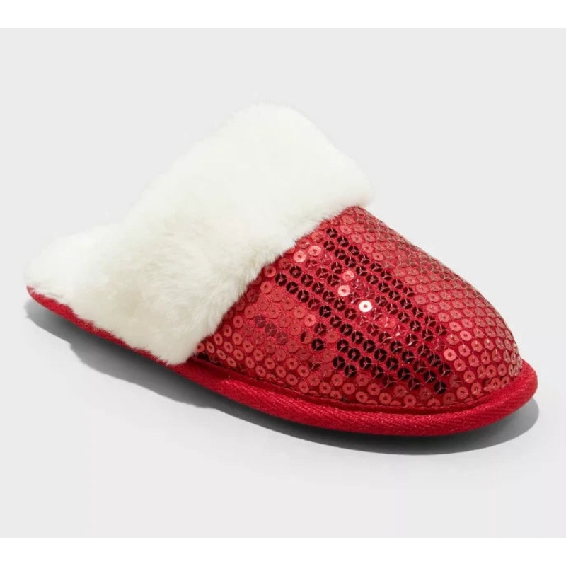 Cat & Jack Girls Lane Sequin Scuff Slippers | Cat & Jack In Lebanon