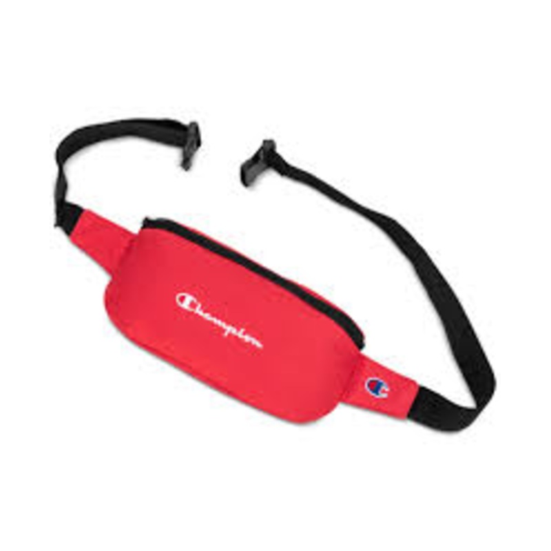 Champion Mens Red Graphic Waistpack Ox Heather ABW967 shr