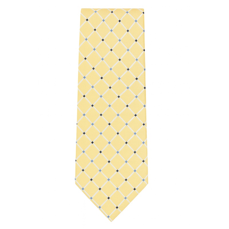 Club Room Men’s Yellow Schiller Grid Tie ABL399