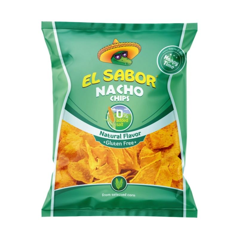Elsabor Nacho Natural Green Chips 100g | Elsabor In Lebanon