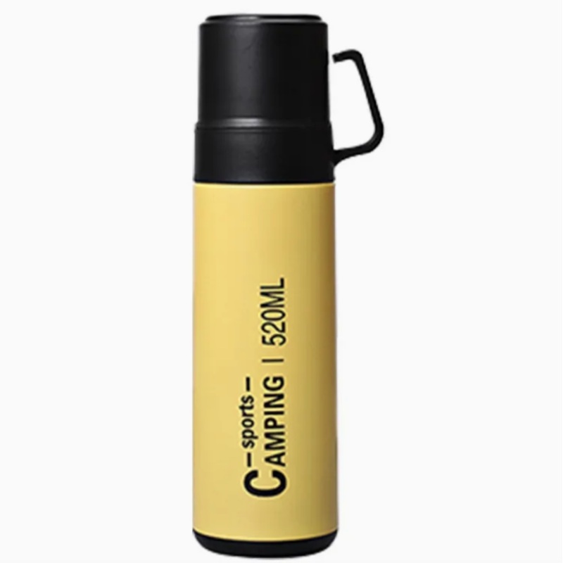 Hello Friend Stainless Steel Camping Heat Preserver bottle 520ml with Cup | My Friend In Lebanon