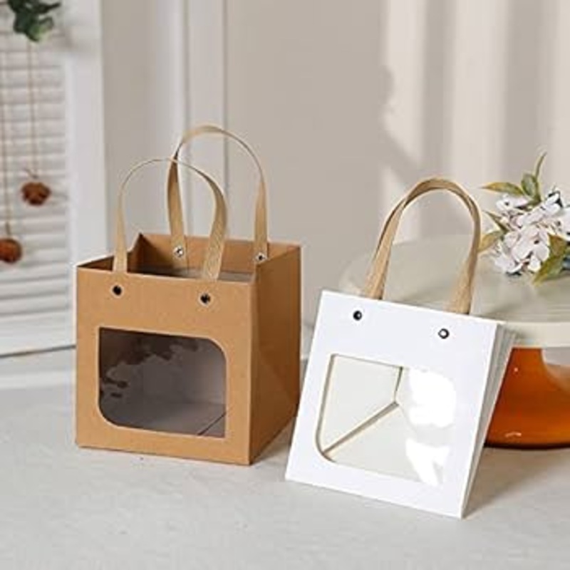 Hinox Medium Paper Gift Bag With Bamboo Handle H-4 12x27x30 | Hinox In Lebanon