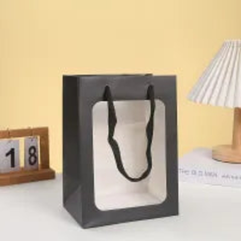 Hinox Paper Gift Bag Window Rope Handle J-3 30x25x50 | Hinox In Lebanon