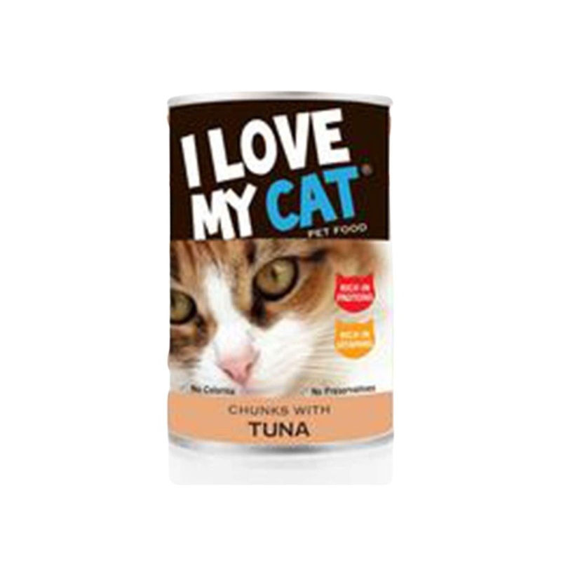 I Love My Cat Tuna Chunks Cats Food 415g | I Love My Cat In Lebanon