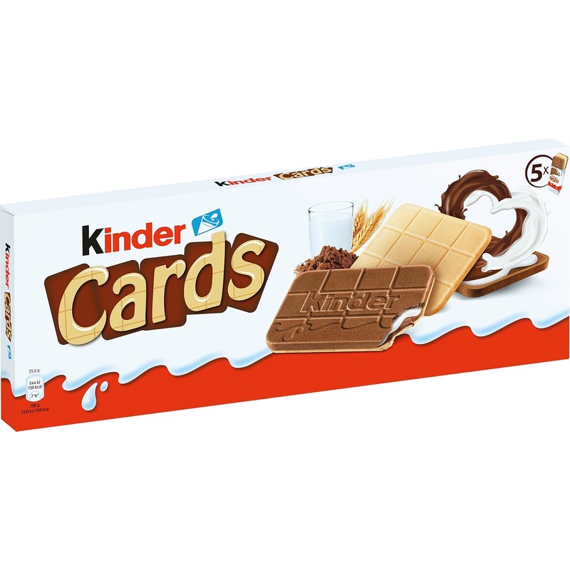 Kinder Cards 128g| Kinder In Lebanon