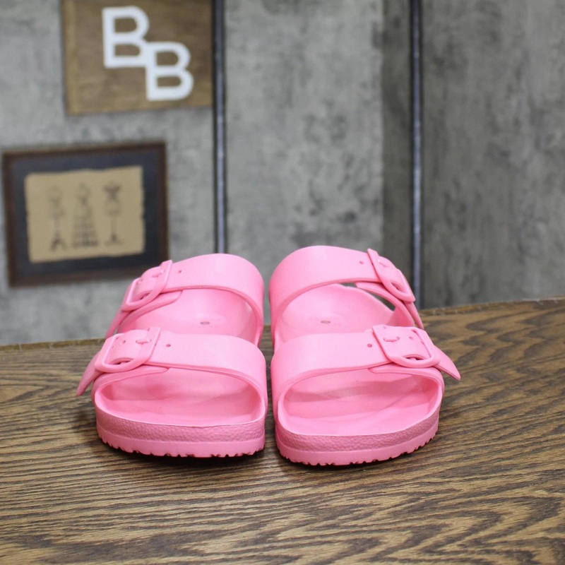 Shade & Shore Women’s Pink Flat Slippers | Shade & Shore In Lebanon