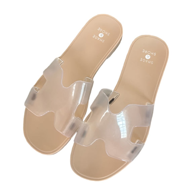 Shade & Shore Women’s Transparent Bonnie Jelly Slide Sandals | Shade & Shore In Lebanon
