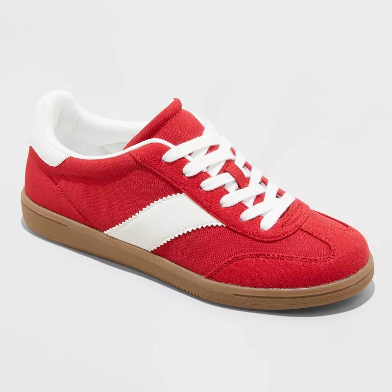 Universal Thread Women’s Red Spencer Fashion Sneakers with Memory Foam Insole | Universal Thread In Lebanon