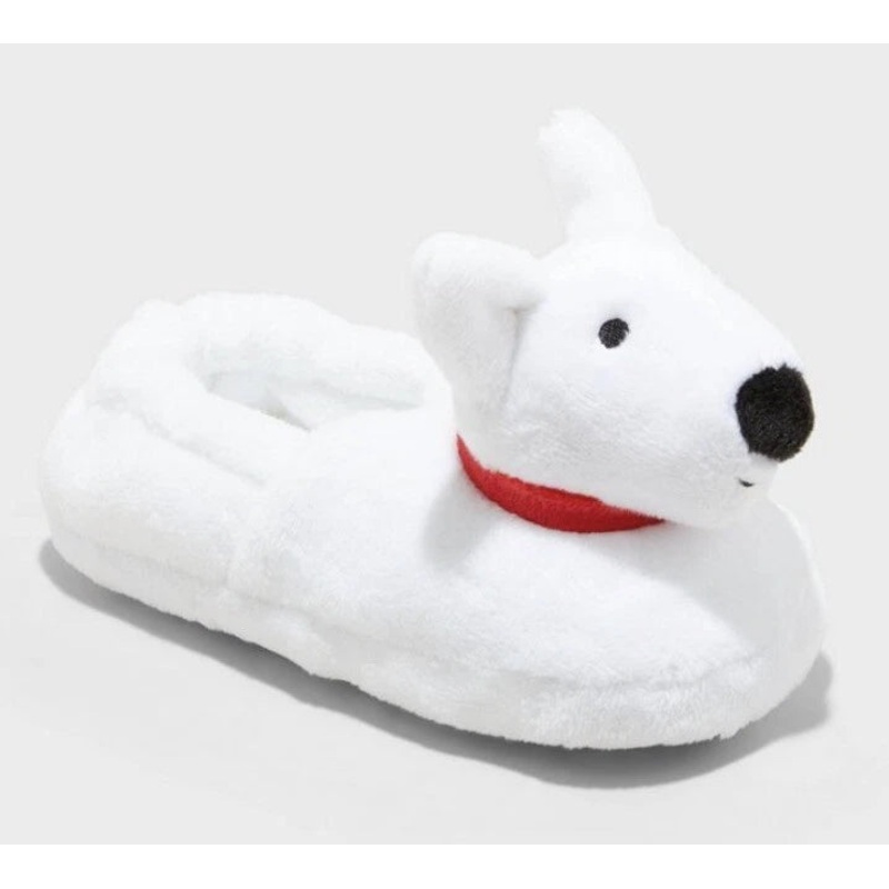 Wondershop Bullseye Target Dog Toddler Kids White Slippers |  Wondershop In Lebanon