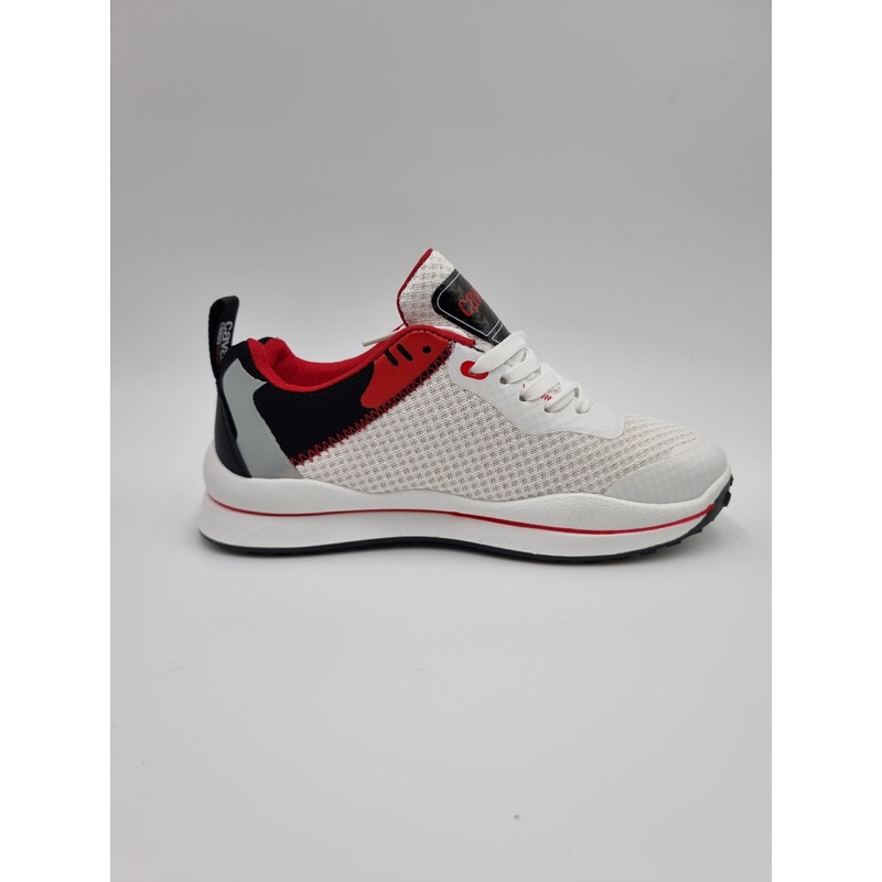 Cavalli Class Sport Men’s White & Red Sneakers | Cavalli Class Sport In Lebanon