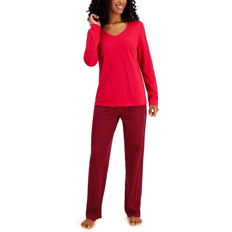 Charter Club Women’s Multicolor Pajama Set ABU111 s