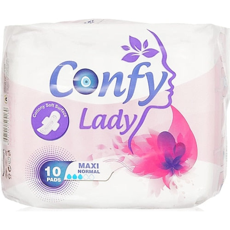 Confy Lady Maxi Normal 10 Pads | Confy In Lebanon