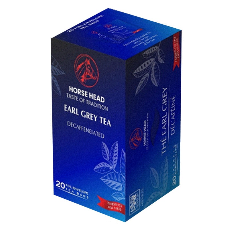 Horse Head Earl Grey Tea Decaf 20 Bags 40g | Horse Head In Lebanon