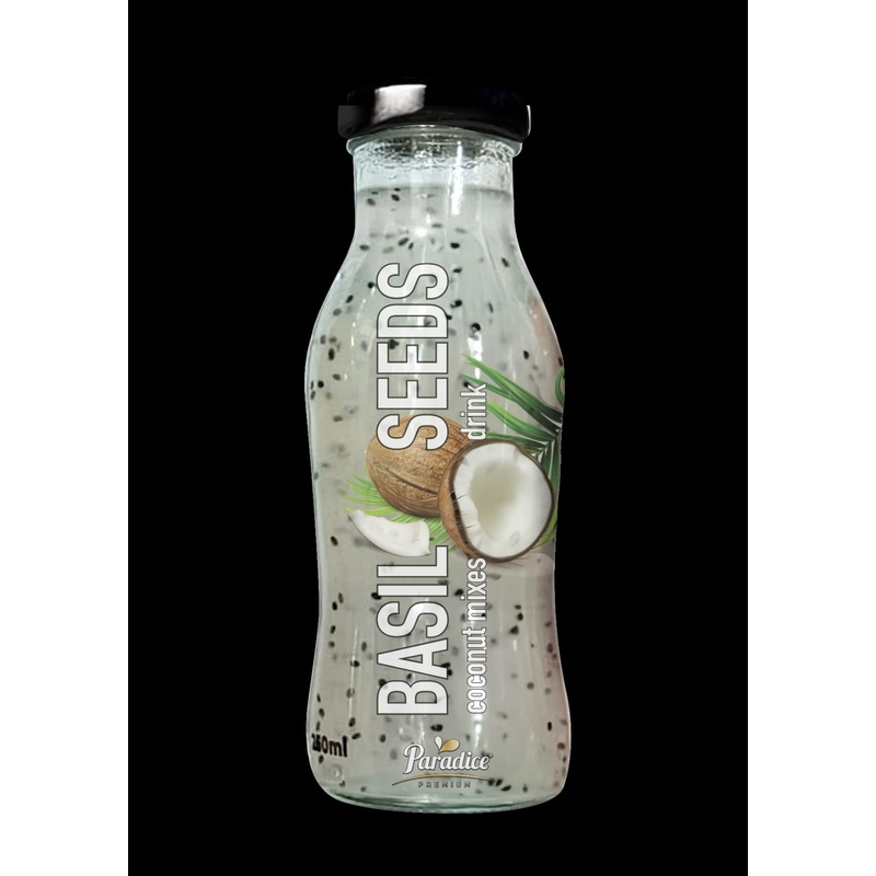 Paradice Basil Seeds Coconut Mixes Flavour 250ml | Paradice In Lebanon