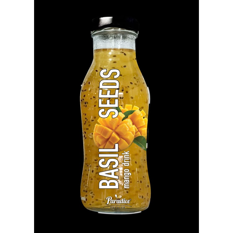 Paradice Basil Seeds Mango Flavour 250ml | Paradice In Lebanon