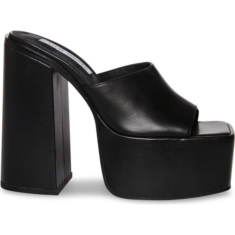 Steve Madden Women’s Black Trixie Leather Heels | Steve Madden in Lebanon