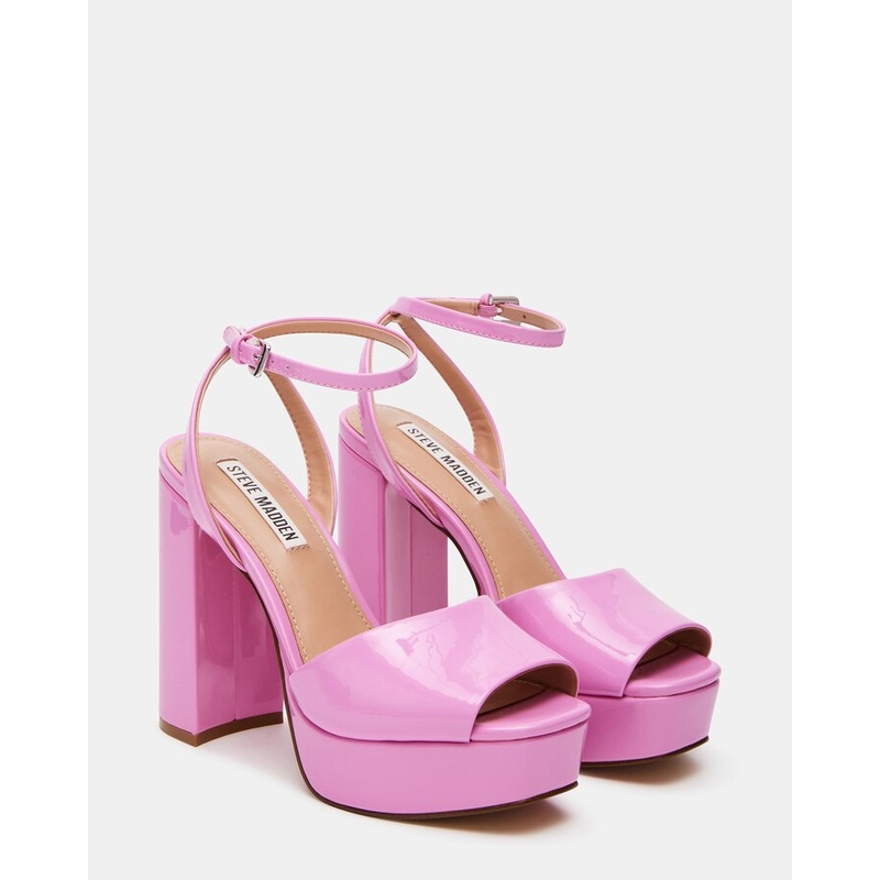 Steve Madden Women’s Pink Patent Lourdes Heels | Steve Madden In Lebanon
