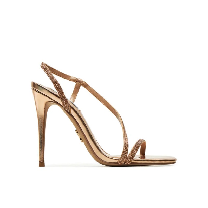 Steve Madden Women’s Rose Gold Novelize-R Heeled Sandal |Steve Madden In Lebanon