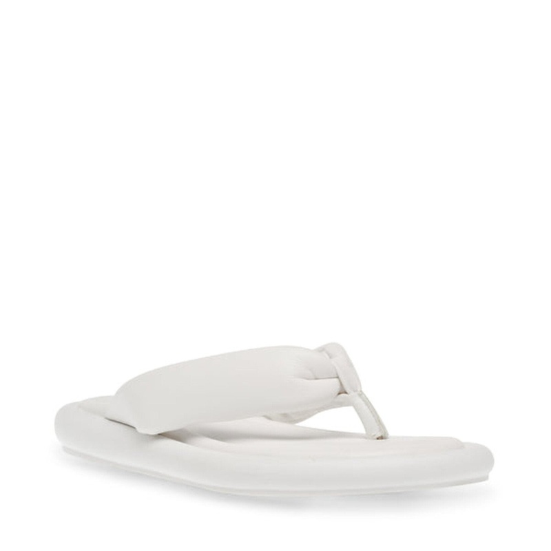 Steve Madden Women’s White Gramercy Slippers | Steve Madden In Lebanon