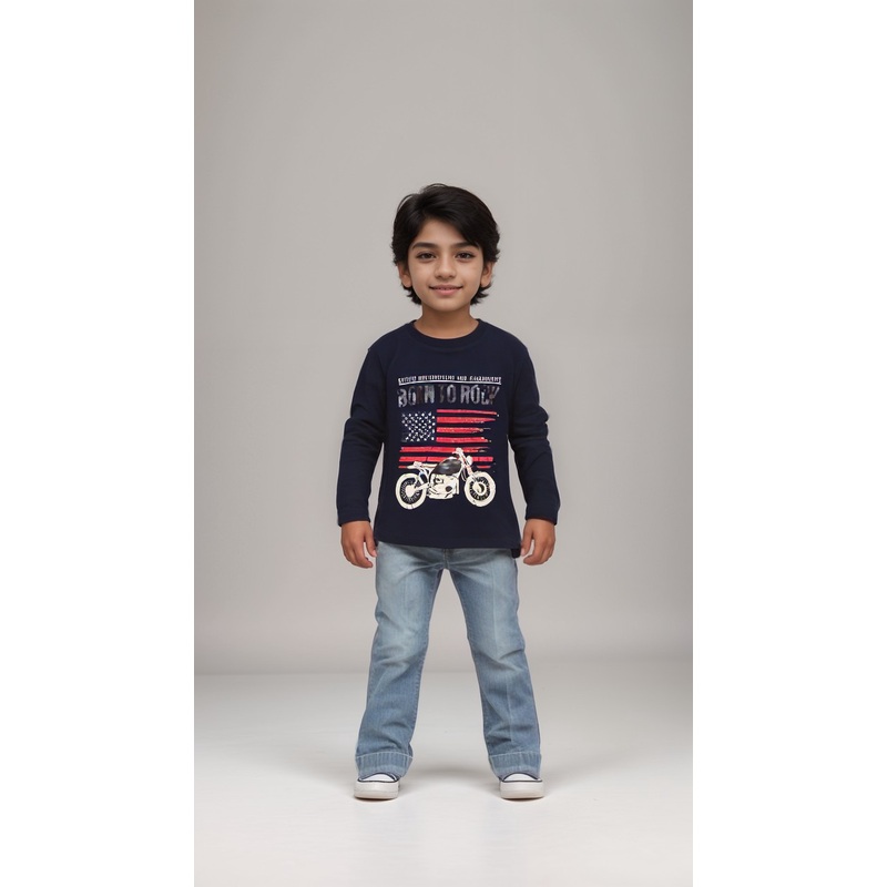 Terranova Boy’s Navy Long-Sleeve Blouse | Terranova in Lebanon