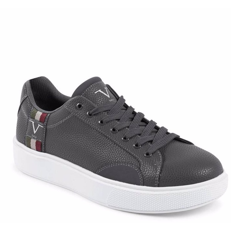 V Italia By Versace 1969 Dark Gray Black Sneakers | V Italia In Lebanon