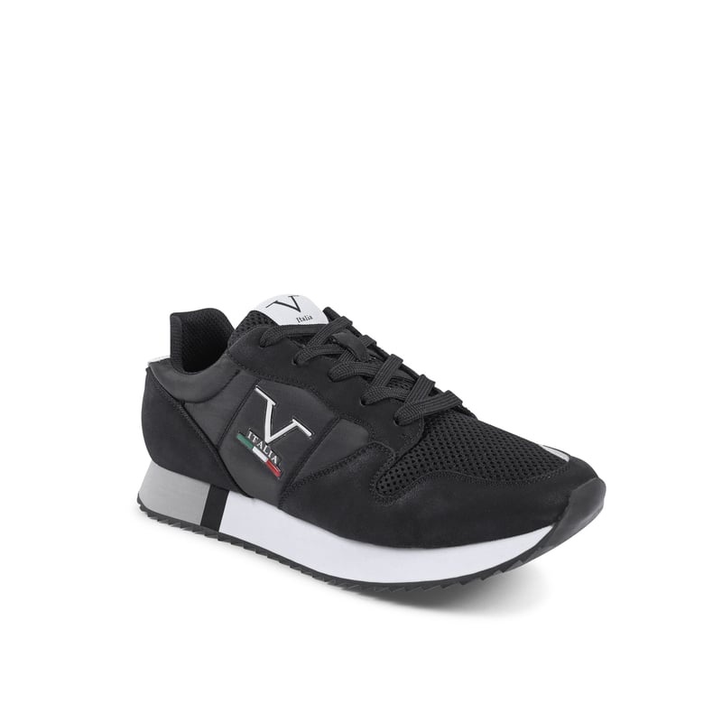 V Italia By Versace Men’s Black SNK 003 Sneakers | V Italia In Lebanon
