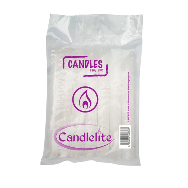 Candlelite White Candles 280g | Candlelite In Lebanon