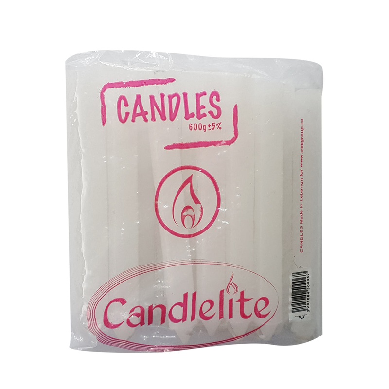 Candlelite White Candles 600g | Candlelite In Lebanon