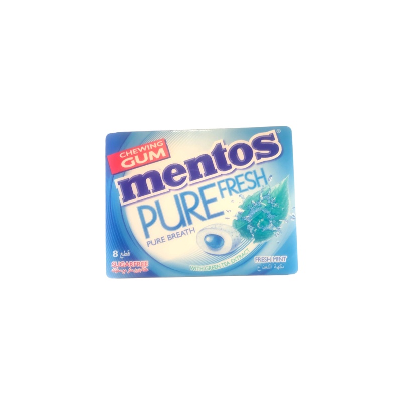 Mentos Chewing Gum Fresh Mint Flavour 14 g | Mentos In Lebanon