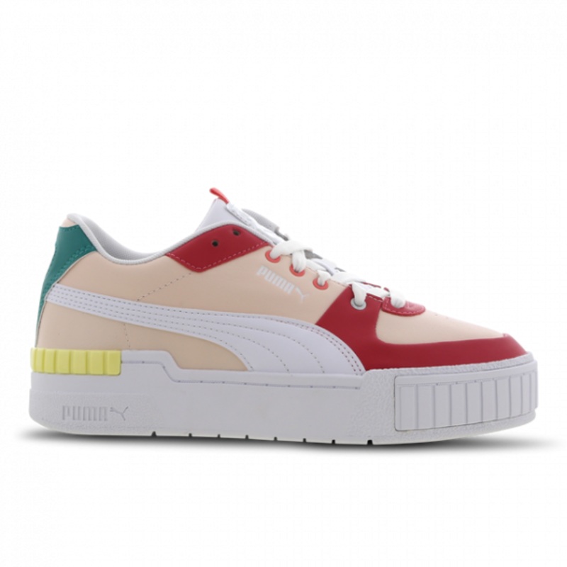 Puma Women’s White & Core Pink American Beauty Cali Sport Rose Sneakers |Puma In Lebanon