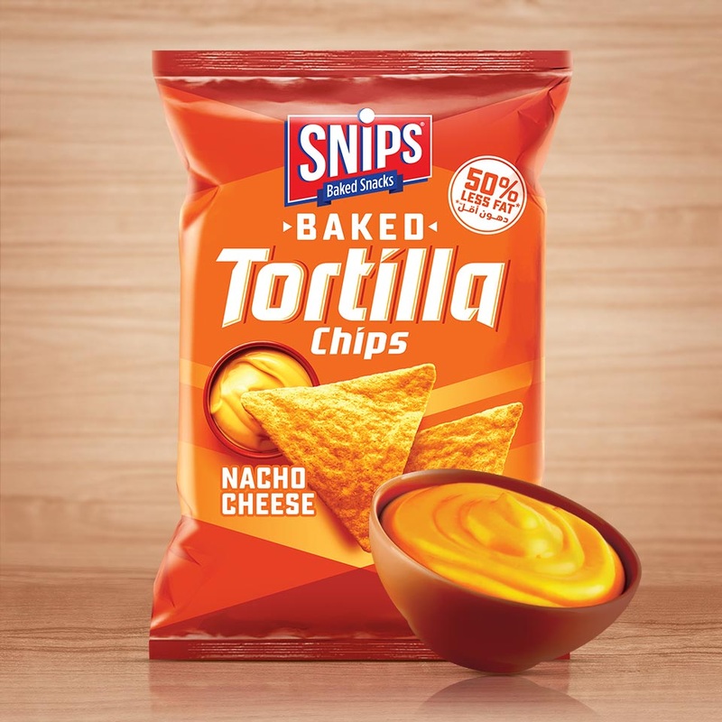Snips Baked Tortilla Chips Nacho Cheese 100g | Snips In Lebanon