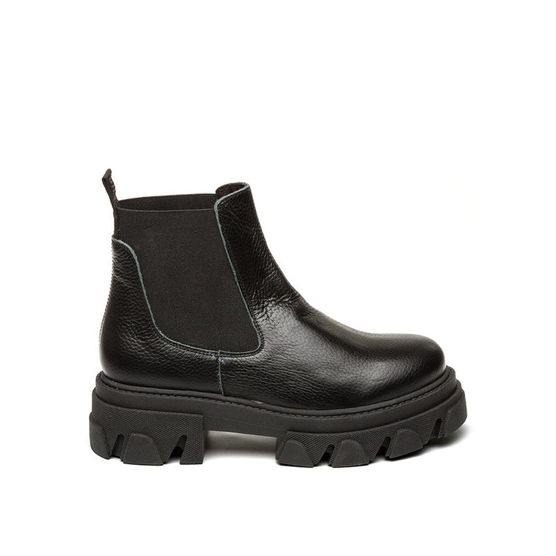 Steve Madden Girl’s Black Leather Jmixture Boots |Steve Madden In Lebanon