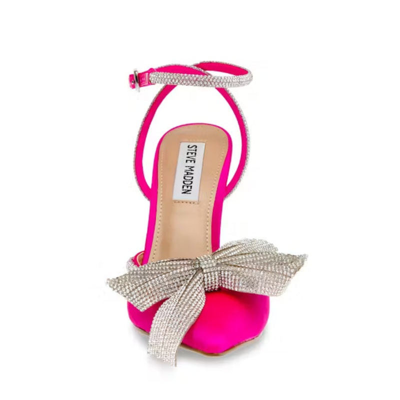 Steve Madden Lumiere Fuchisia Satin Sandal’s  | Steve Madden In Lebanon