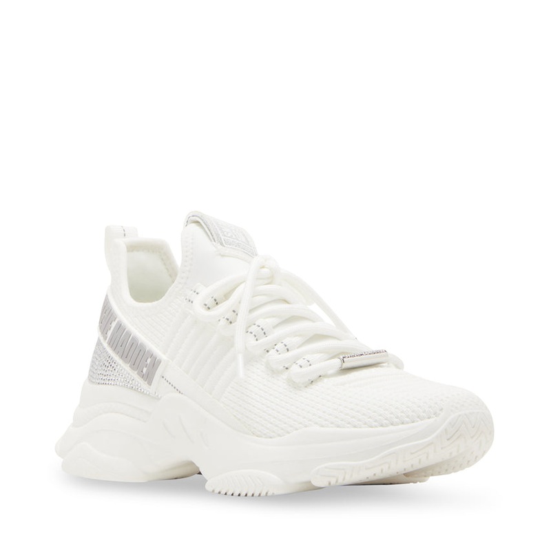 Steve Madden Women’s White Maxilla-R Sneakers | Steve Madden In Lebanon