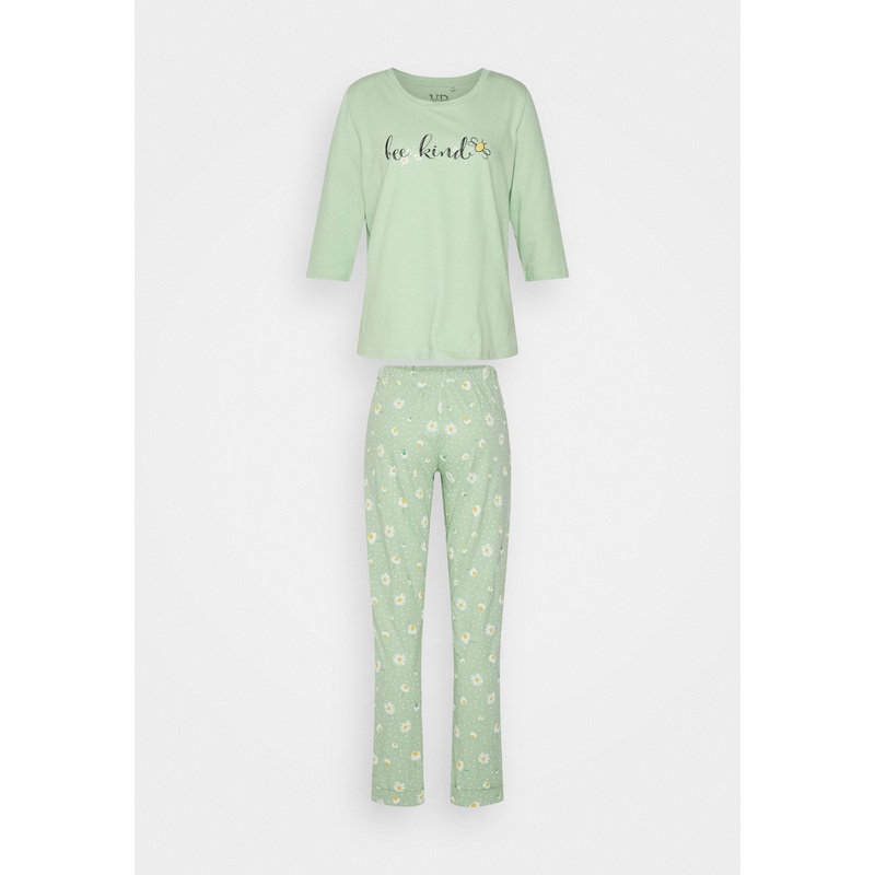 Vivance  Dream Women’s Mint Flowered Pajama Set |Vivance in Lebanon