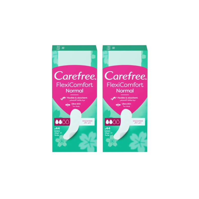 Carefree Flexi Comfort Normal Unscented 44 Liners 1 +1 Free | Carefree In Lebanon