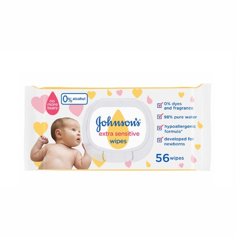 Johnson’s Baby Wipes Extra Sensitive 56 Wipes | Johnson’s In Lebanon