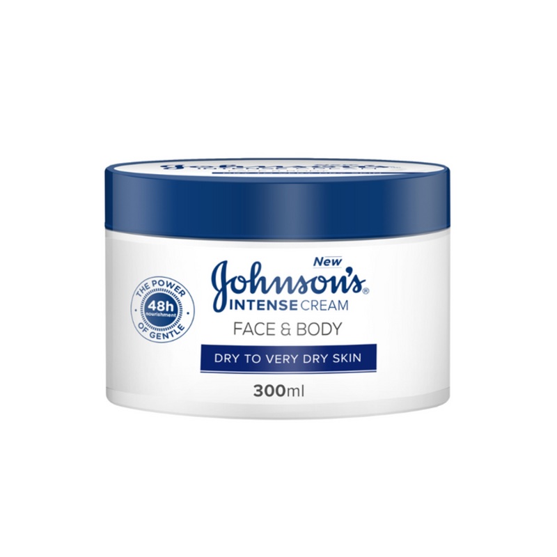 Johnson’s Intense Cream Face & Body 300ml | Johnson’s In Lebanon