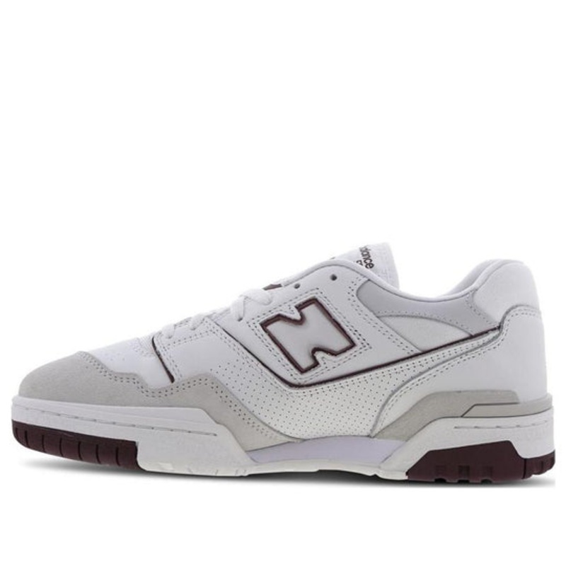 New Balance Unisex White & Burgundy 550 Sneakers | New Balance In Lebanon