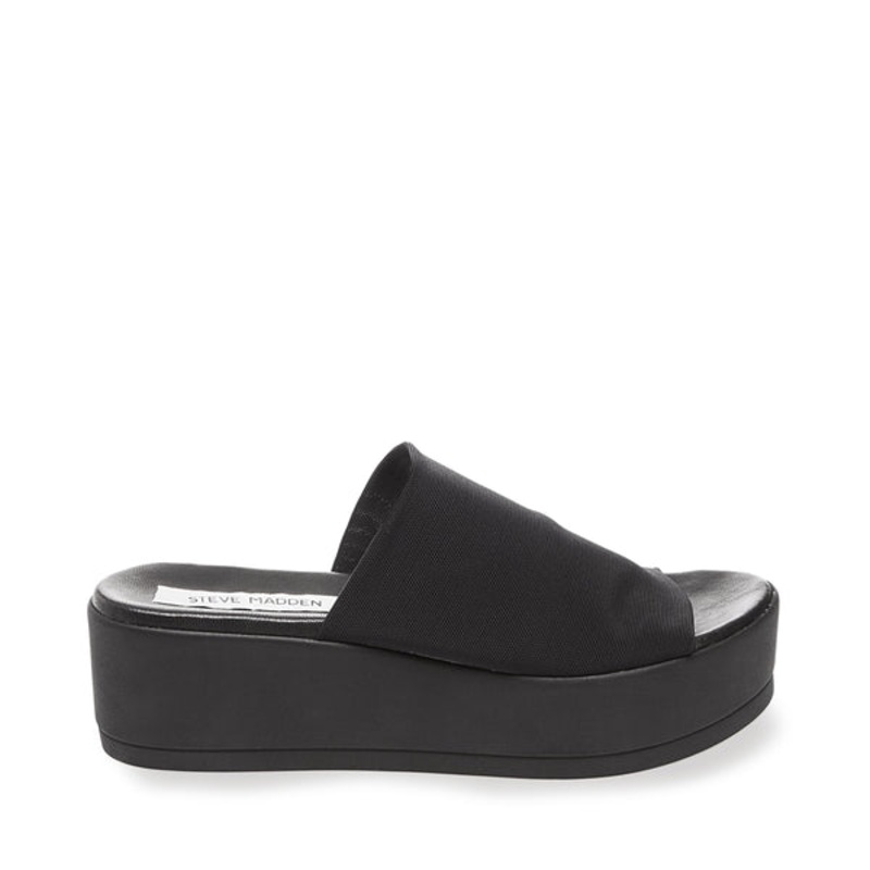 Steve Madden Women’s Black Slinky Slipper |Steve Madden In Lebanon